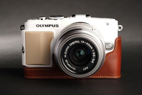 Borsa mezza fotocamera - , vera